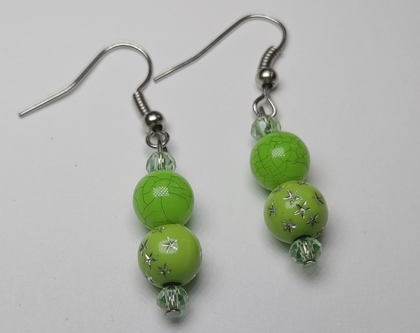 Emerald mini earrings