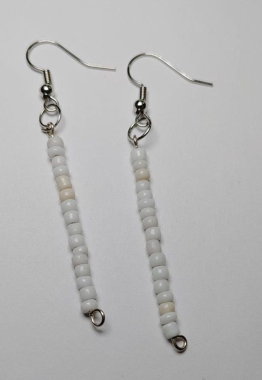 Bahama white earrings