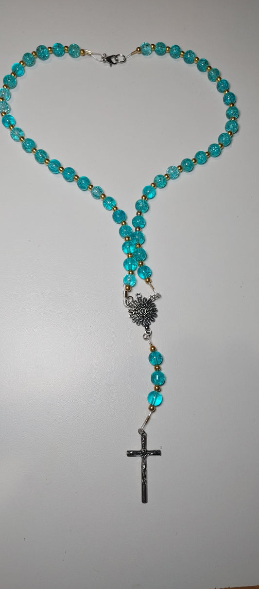 Light blue rosary