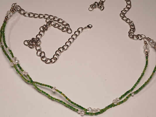 Forest green Adjustable Waistbeads