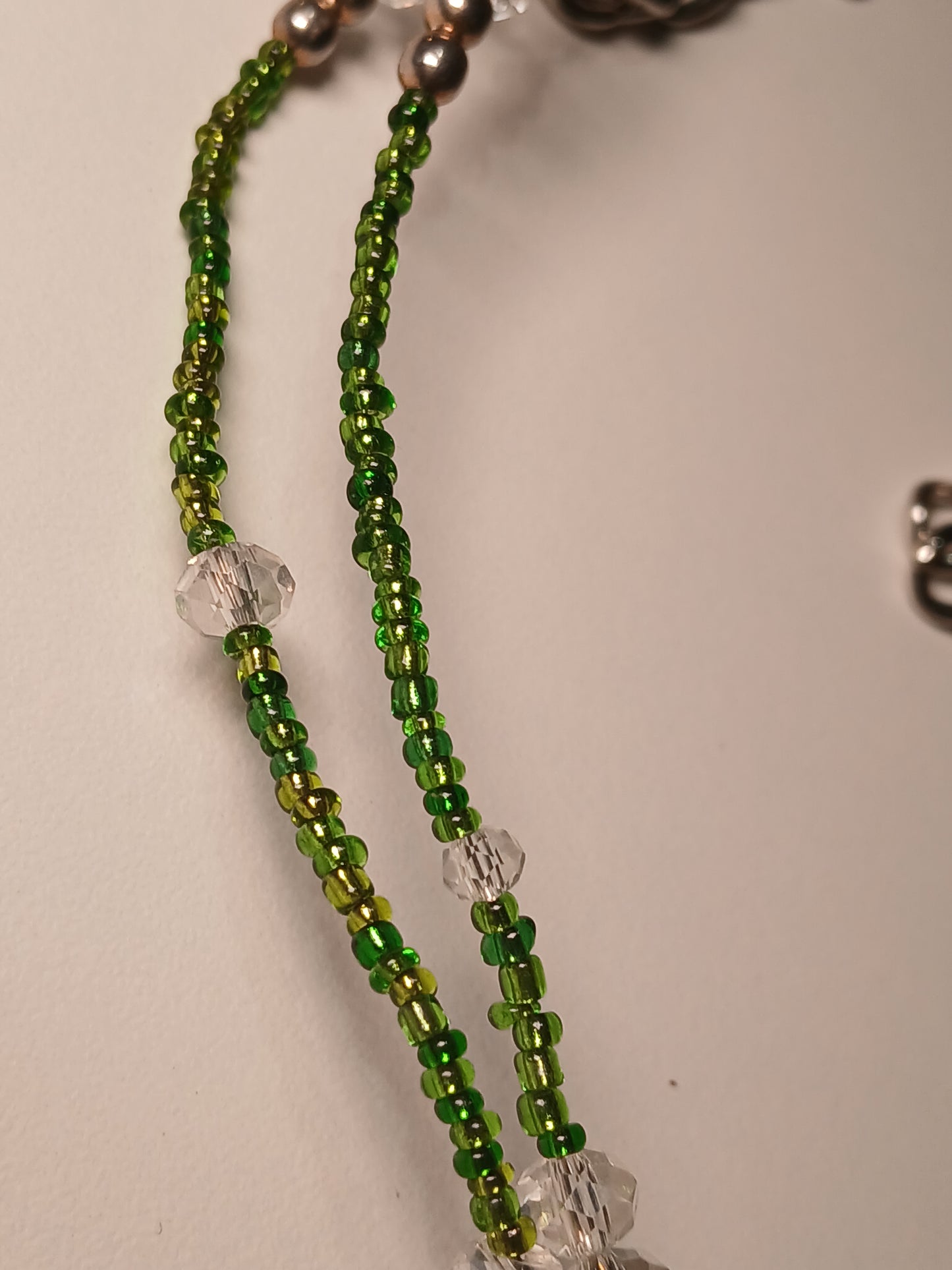 Forest green Adjustable Waistbeads