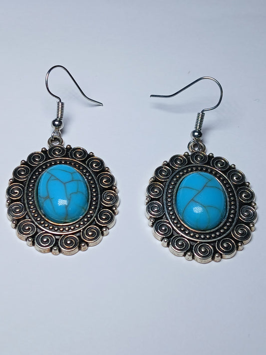 Turquoise earrings