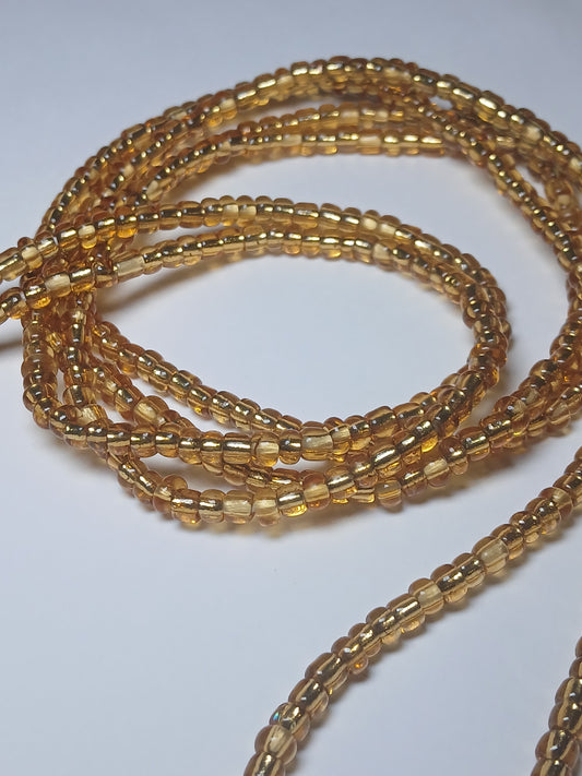 Gold waistbeads