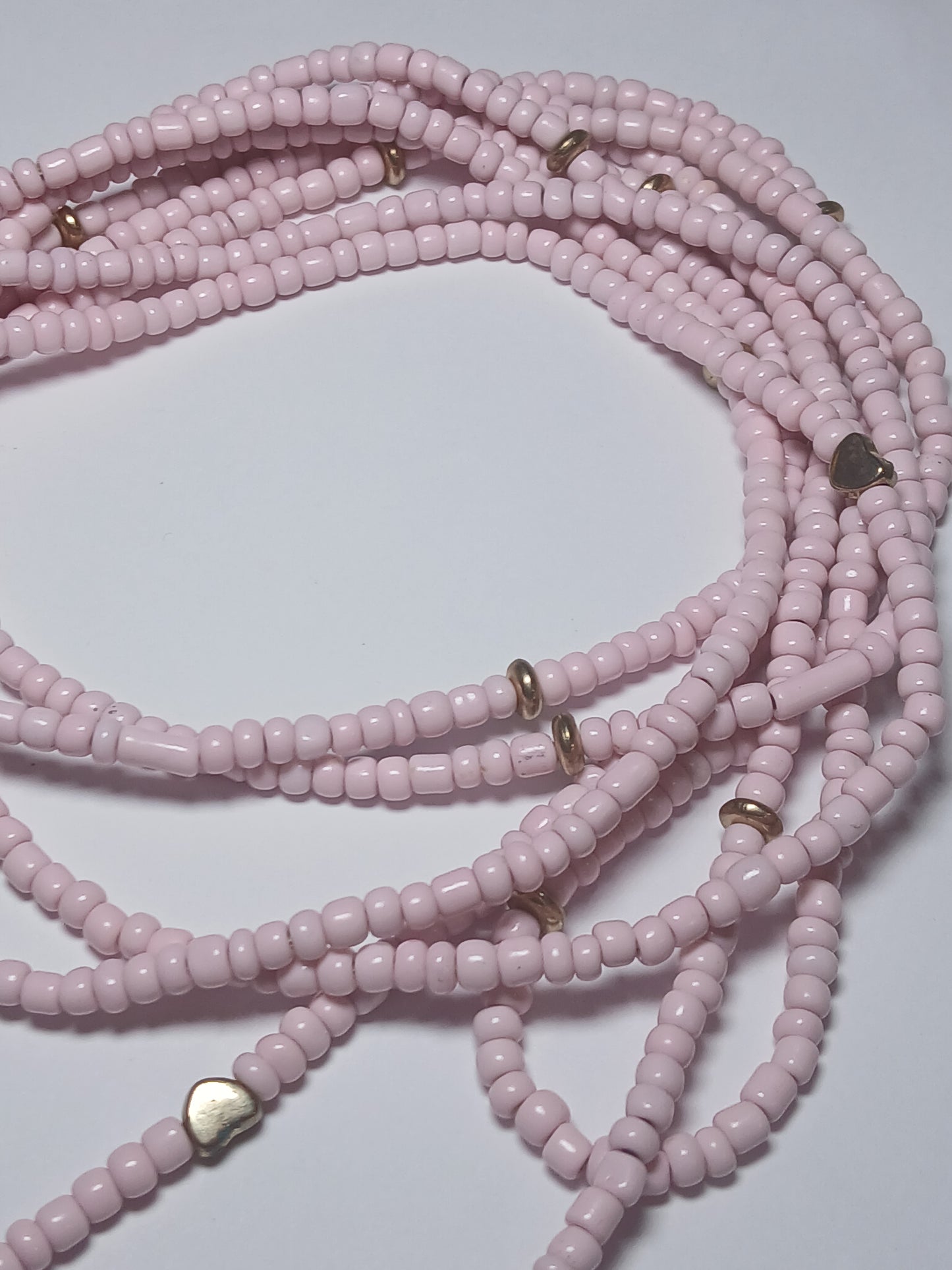 Pinky pink waistbeads