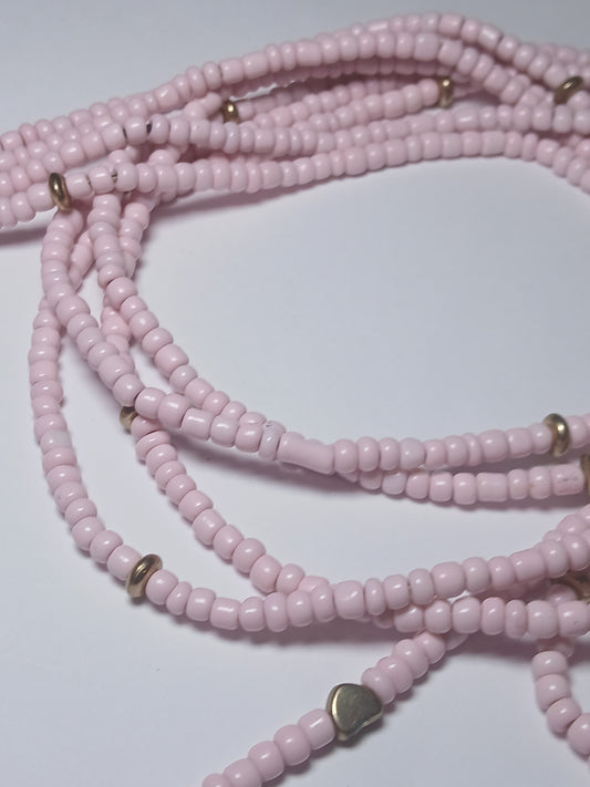 Pinky pink waistbeads