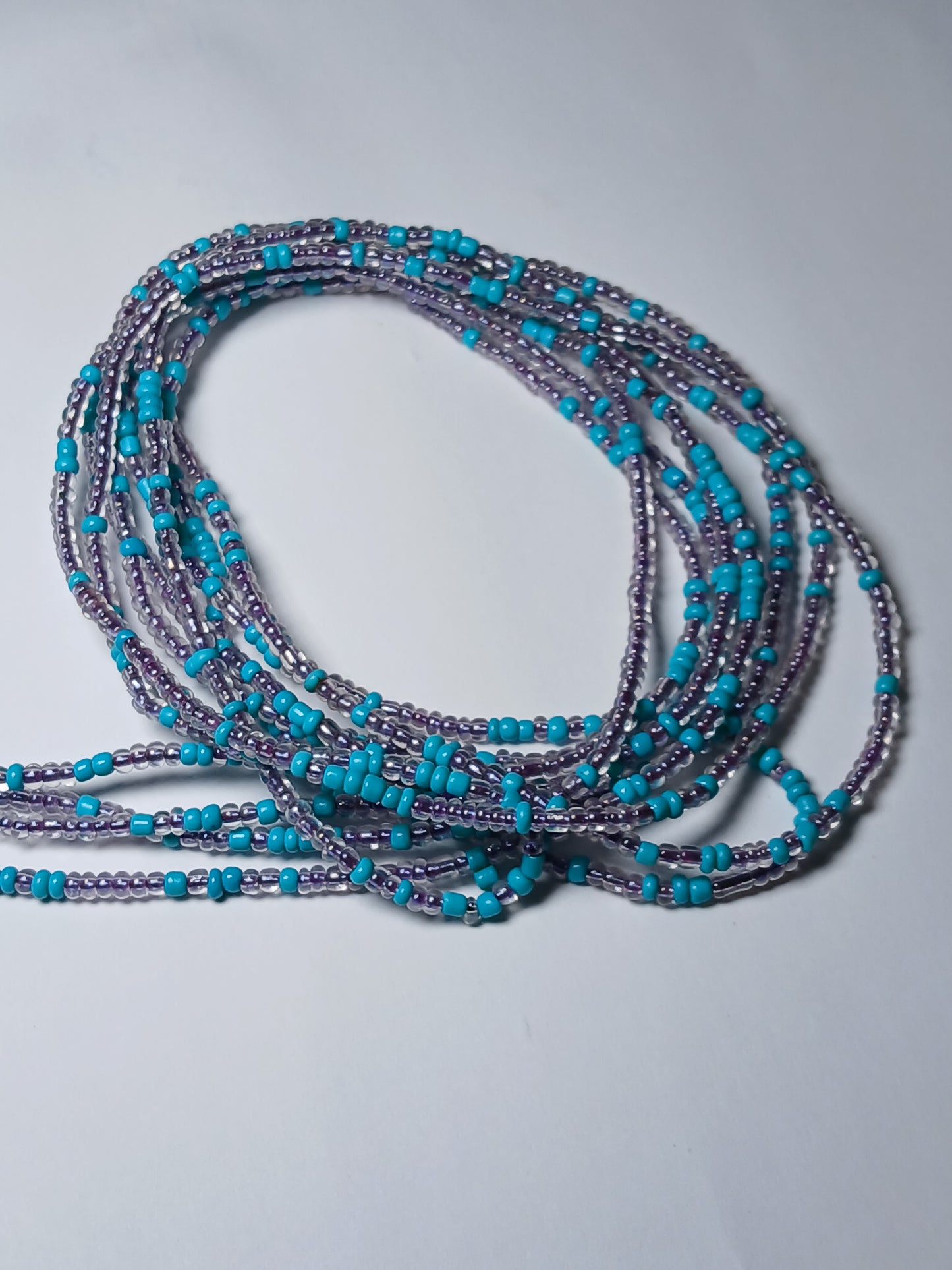 Aqua paradise waistbeads