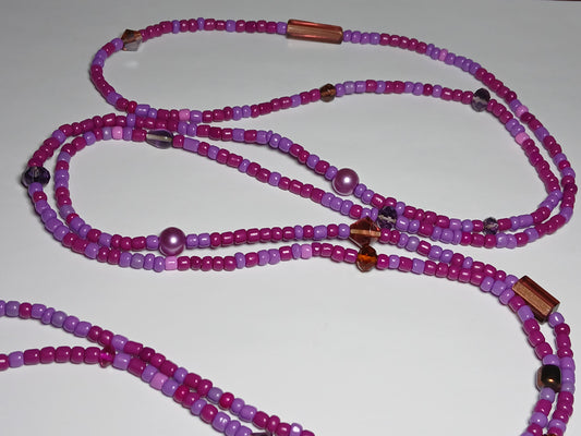 Purple moonlight waistbeads