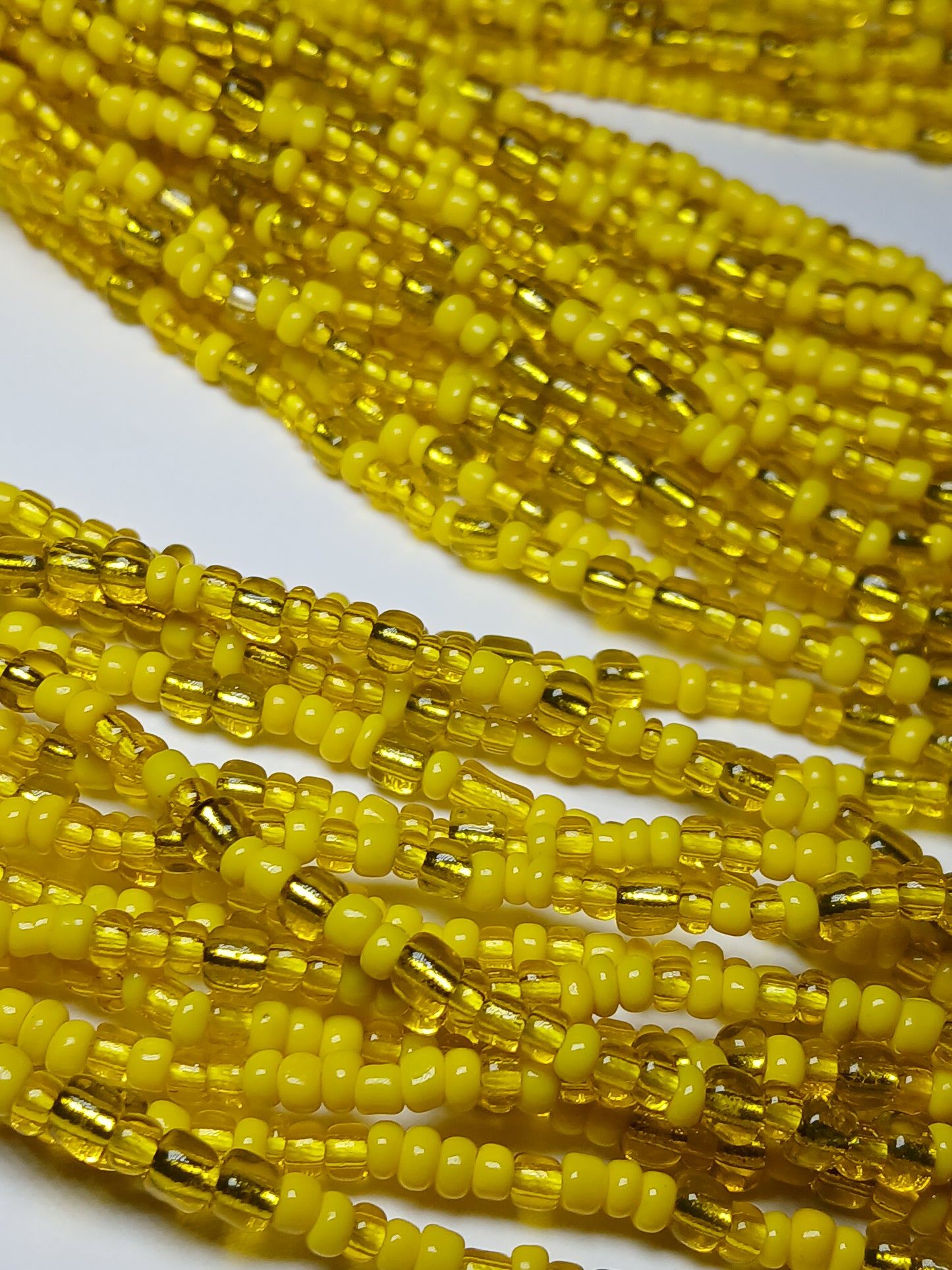 Yellow brick road waistbeads