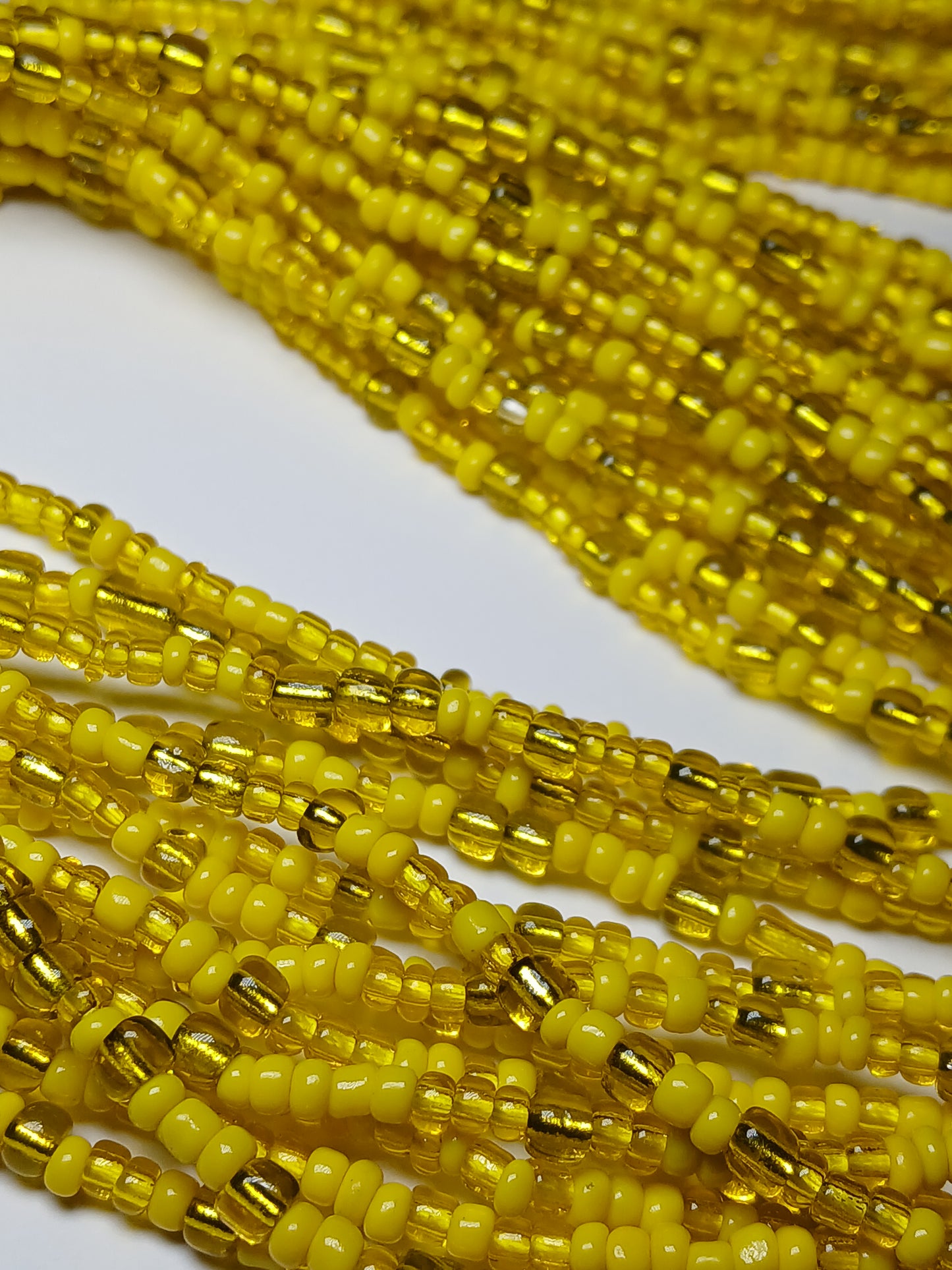 Yellow brick road waistbeads