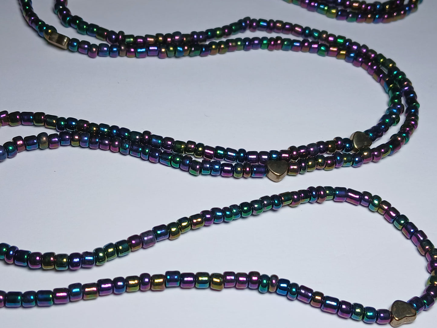 Midnight purple waistbeads