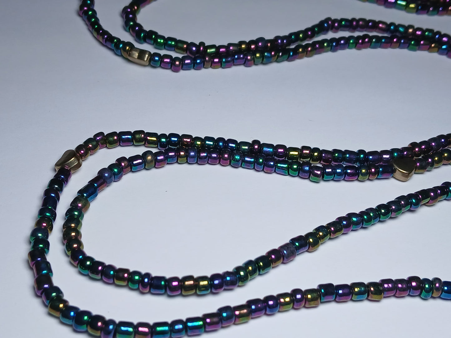 Midnight purple waistbeads