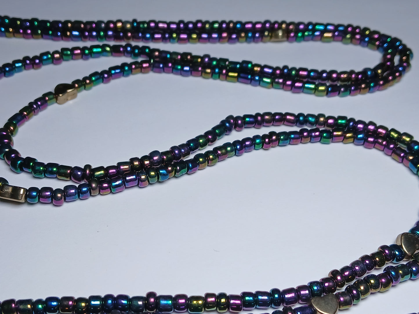 Midnight purple waistbeads