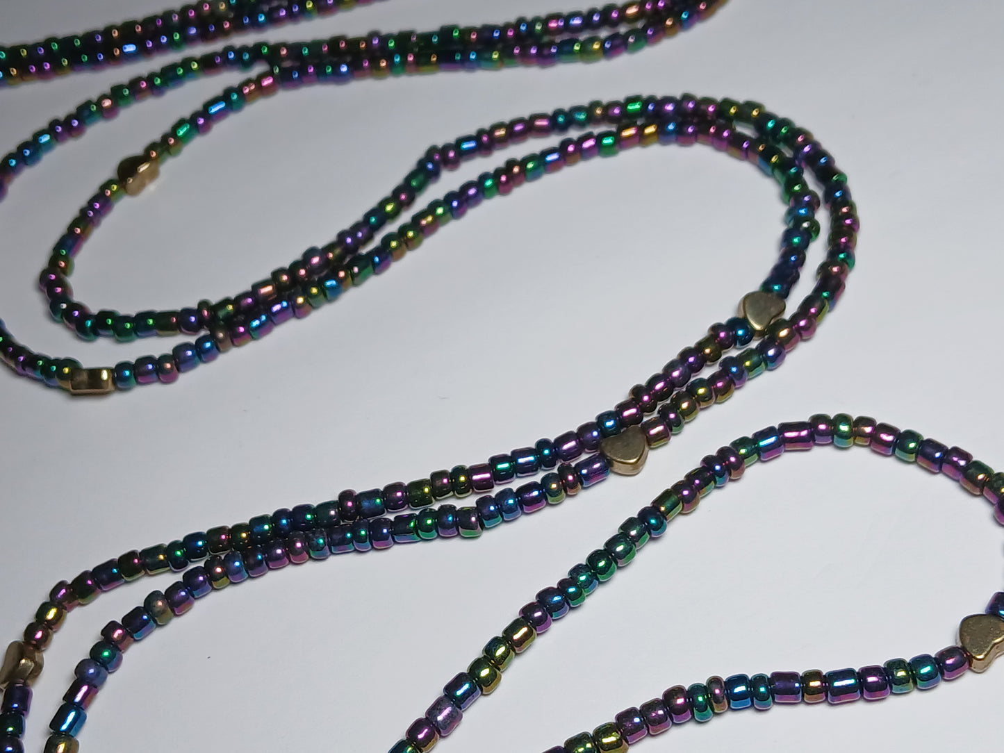 Midnight purple waistbeads