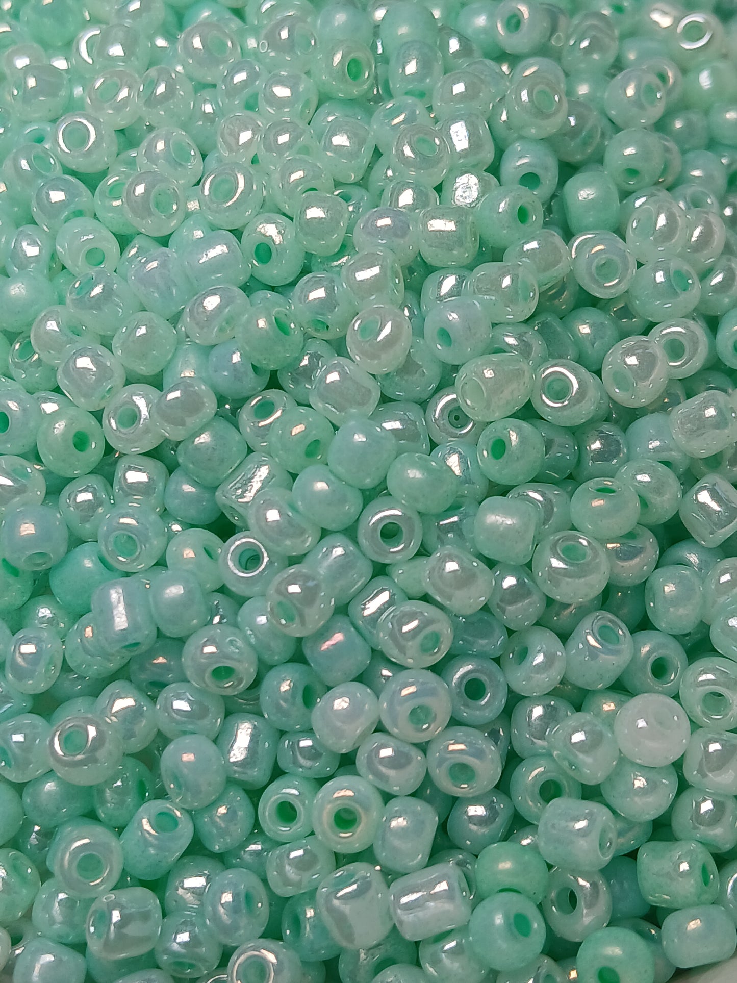 Mint green bead mix