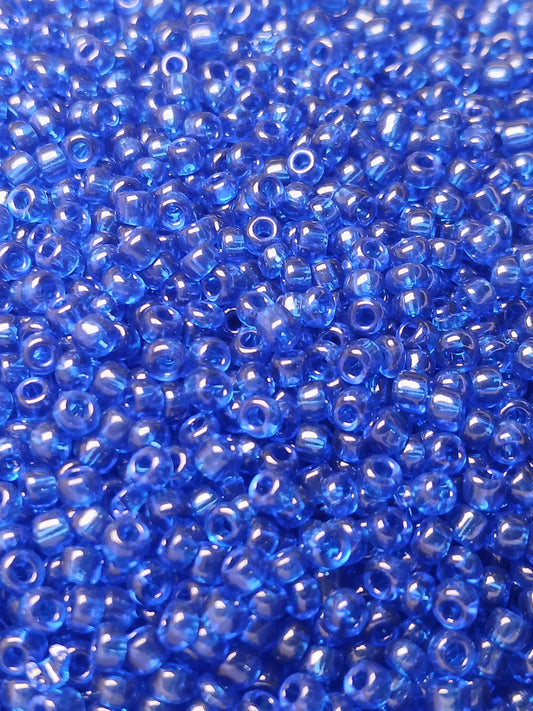 Royal blue seed beads