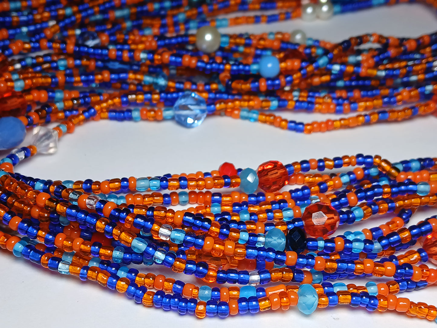 Sunset azure waistbeads