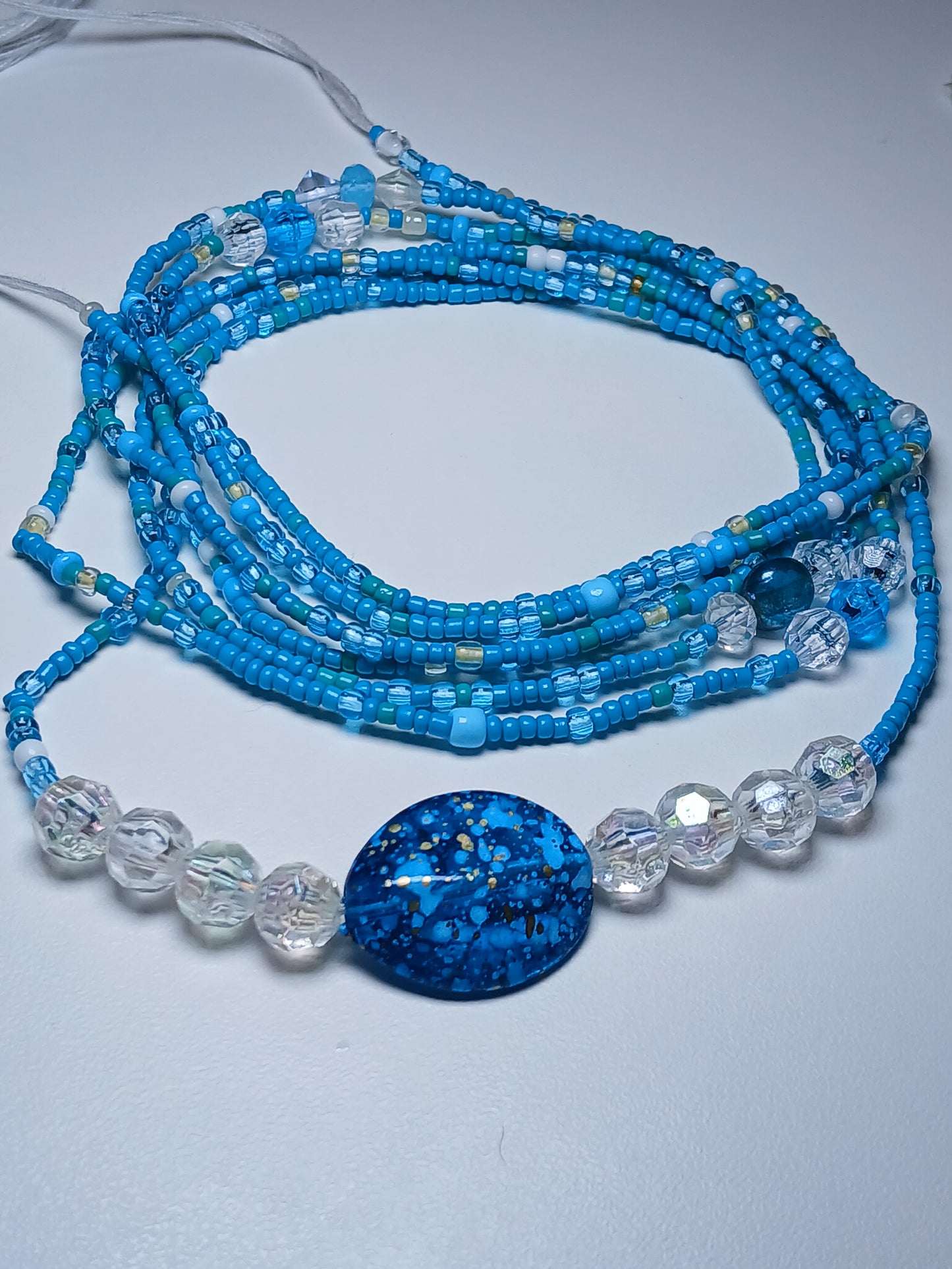 Ice fire waistbeads