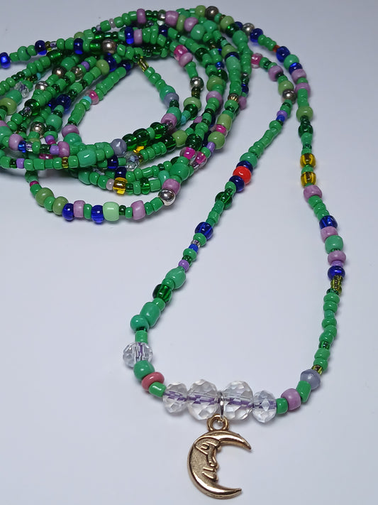 Moon garden waistbeads