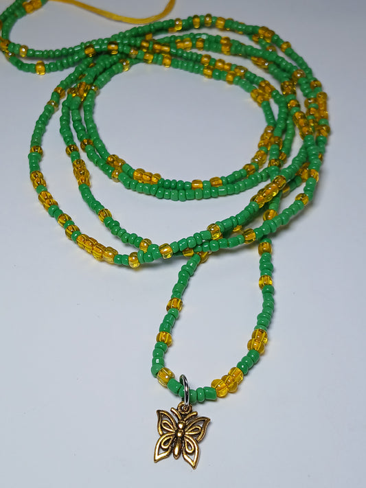 Lotus butterfly waistbeads